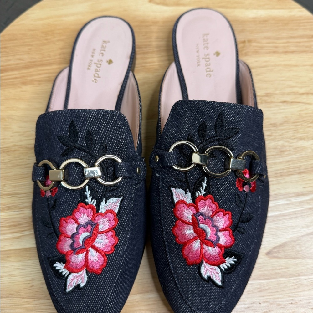 Kate Spade women’s  Canyon denim shoes - Picture 6 of 12